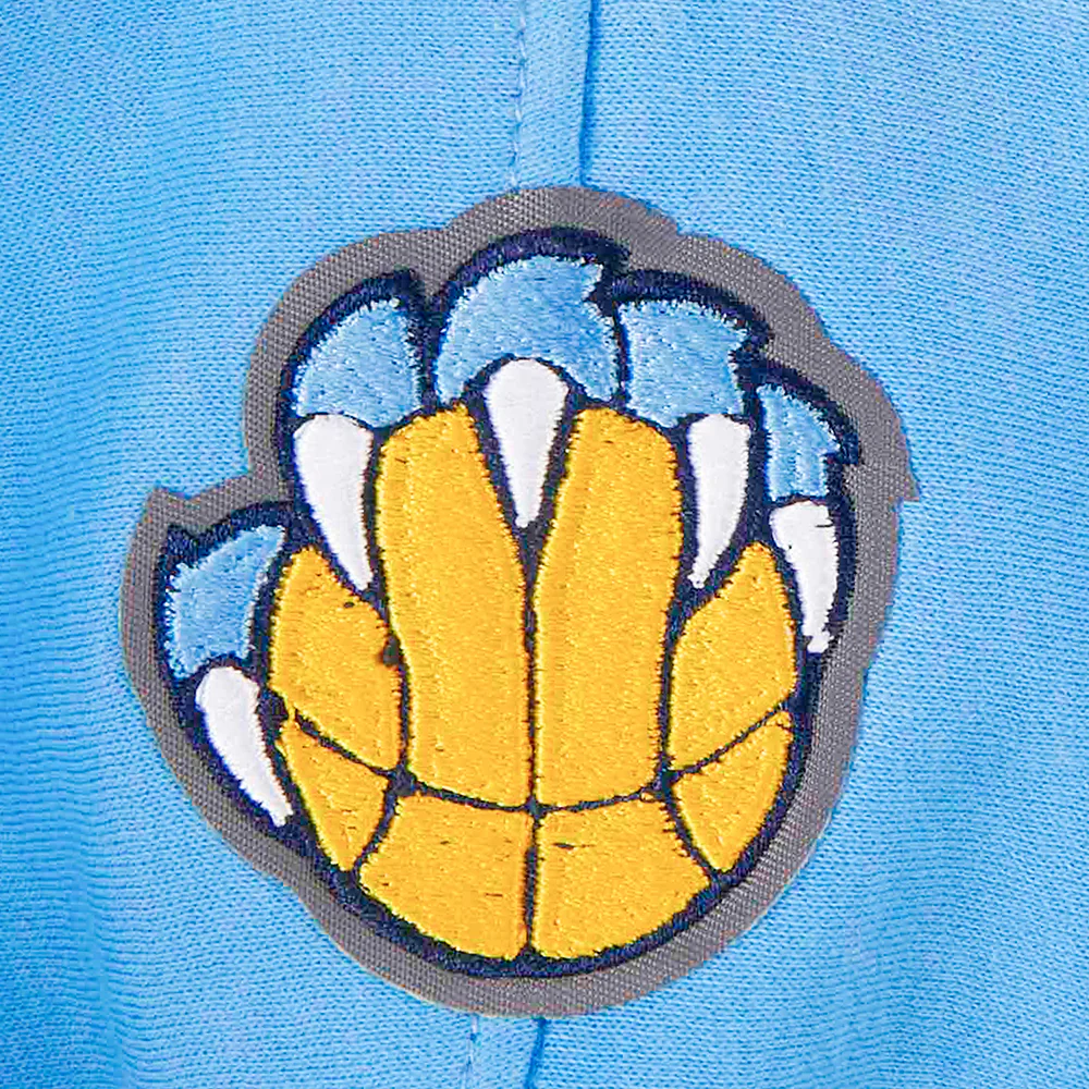 NBA MEMPHIS GRIZZLIES RETRO CLASSIC TODDLER GIRLS  RIB FLEECE PULLOVER HOODIE (UNIVERSITY BLUE) - Image 6
