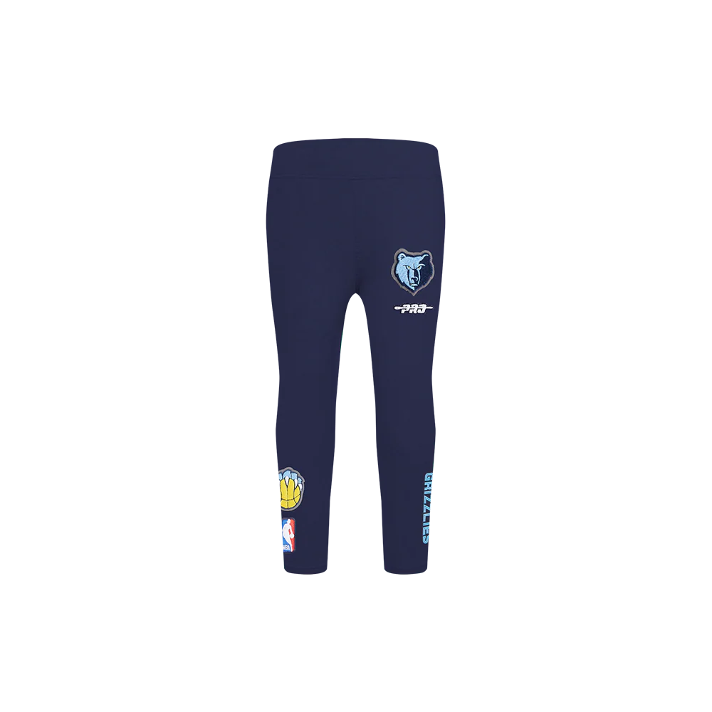 NBA MEMPHIS GRIZZLIES CLASSIC TODDLER GIRLS LEGGING (MIDNIGHT NAVY) - Image 2