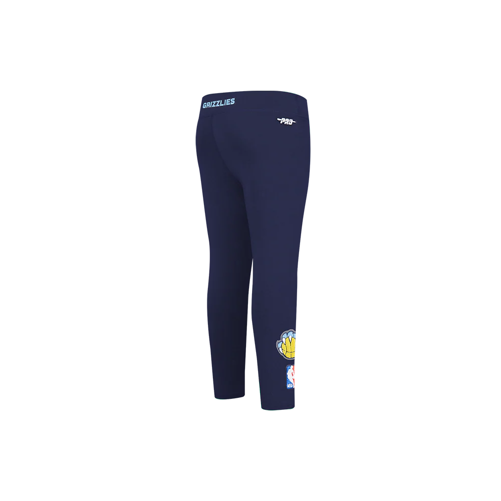 NBA MEMPHIS GRIZZLIES CLASSIC TODDLER GIRLS LEGGING (MIDNIGHT NAVY) - Image 3