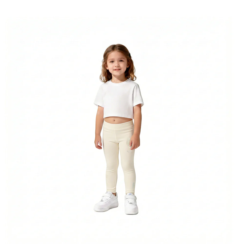 NBA MEMPHIS GRIZZLIES NEUTRAL TODDLER GIRLS LEGGING (EGGSHELL)