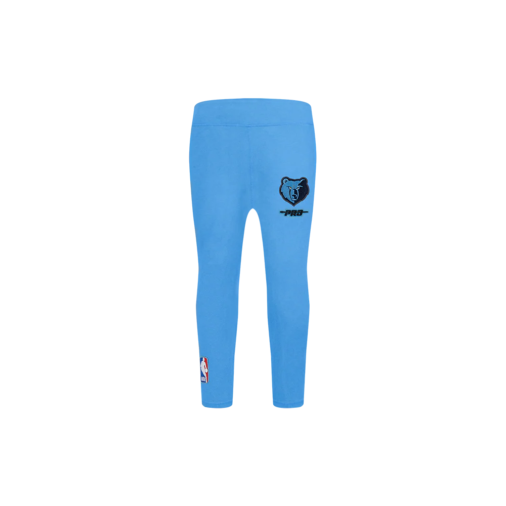 NBA MEMPHIS GRIZZLIES RETRO CLASSIC TODDLER GIRLS LEGGING (UNIVERSITY BLUE) - Image 2