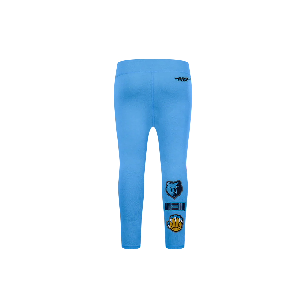 NBA MEMPHIS GRIZZLIES RETRO CLASSIC TODDLER GIRLS LEGGING (UNIVERSITY BLUE) - Image 4
