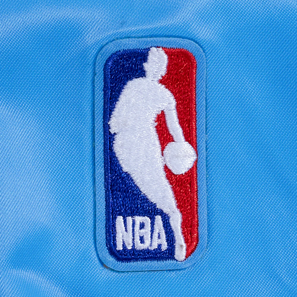 NBA MEMPHIS GRIZZLIES RETRO CLASSIC WOMEN'S RIB SATIN JACKET (UNIVERSITY BLUE) - Image 7