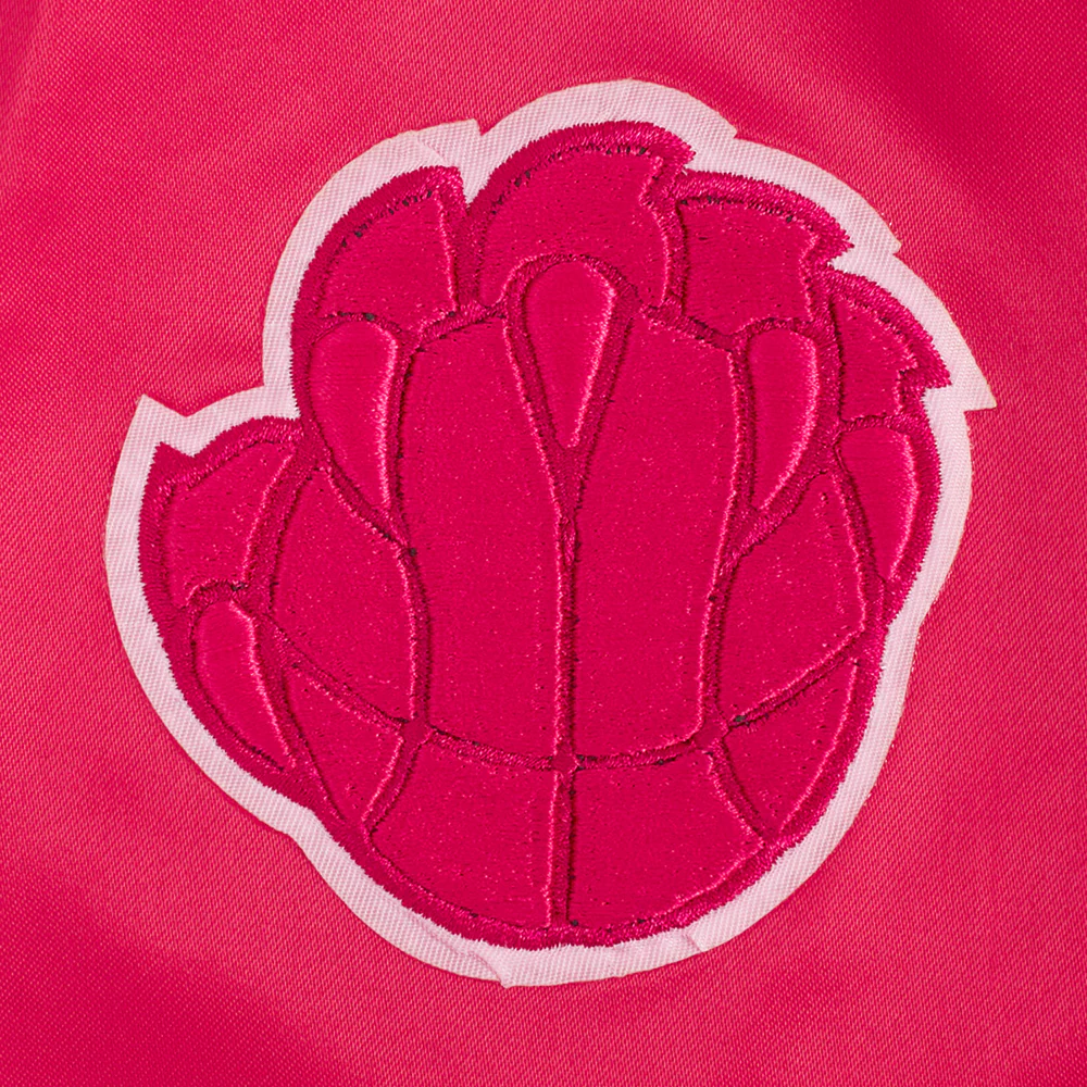 NBA MEMPHIS GRIZZLIES TRIPLE PINK WOMEN'S SATIN JACKET (BEETROOT PURPLE) - Image 6