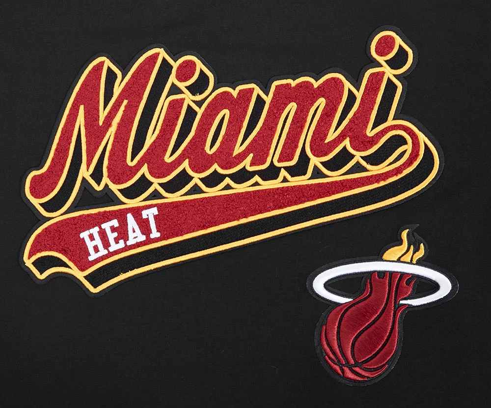 NBA MIAMI HEAT SCRIPT TAIL MEN'S   TEE (BLACK) - Image 5