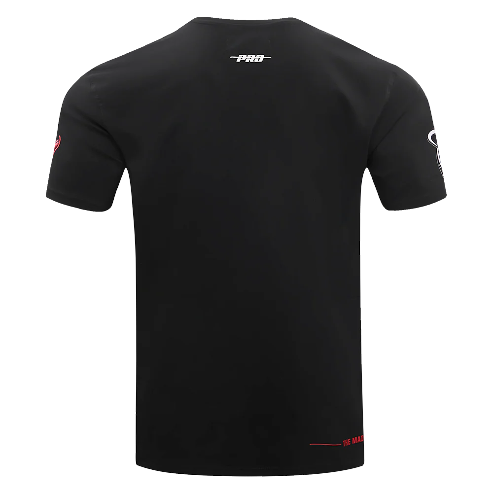 NBA MIAMI HEAT CHEST HEAT CULTURE MEN'S FRAME TEE (BLACK) - Image 3