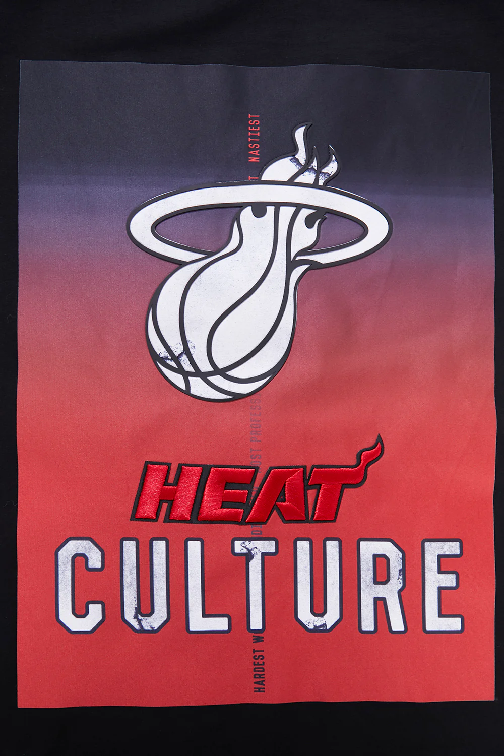 NBA MIAMI HEAT CHEST HEAT CULTURE MEN'S FRAME TEE (BLACK) - Image 5
