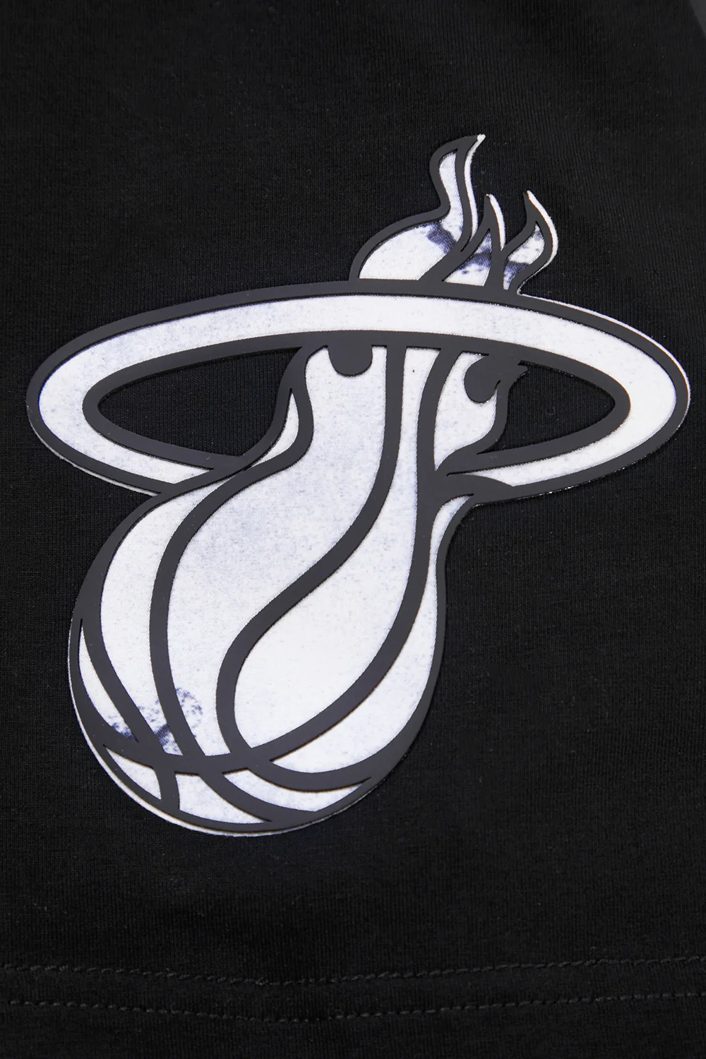 NBA MIAMI HEAT CHEST HEAT CULTURE MEN'S FRAME TEE (BLACK) - Image 6