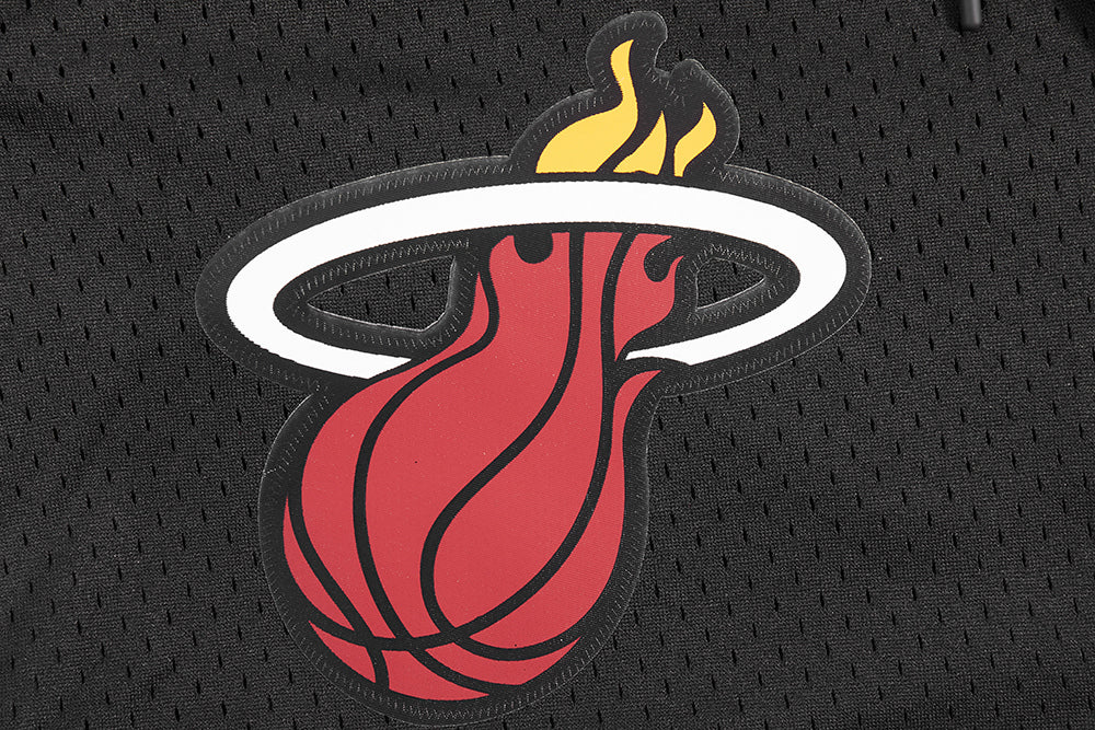 NBA MIAMI HEAT CLASSIC MESH MEN'S SHORT (BLACK) - Image 5