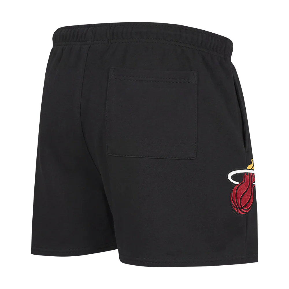 NBA MIAMI HEAT TURN IT UP MEN'S FLC SHORT (BLACK) - Image 5