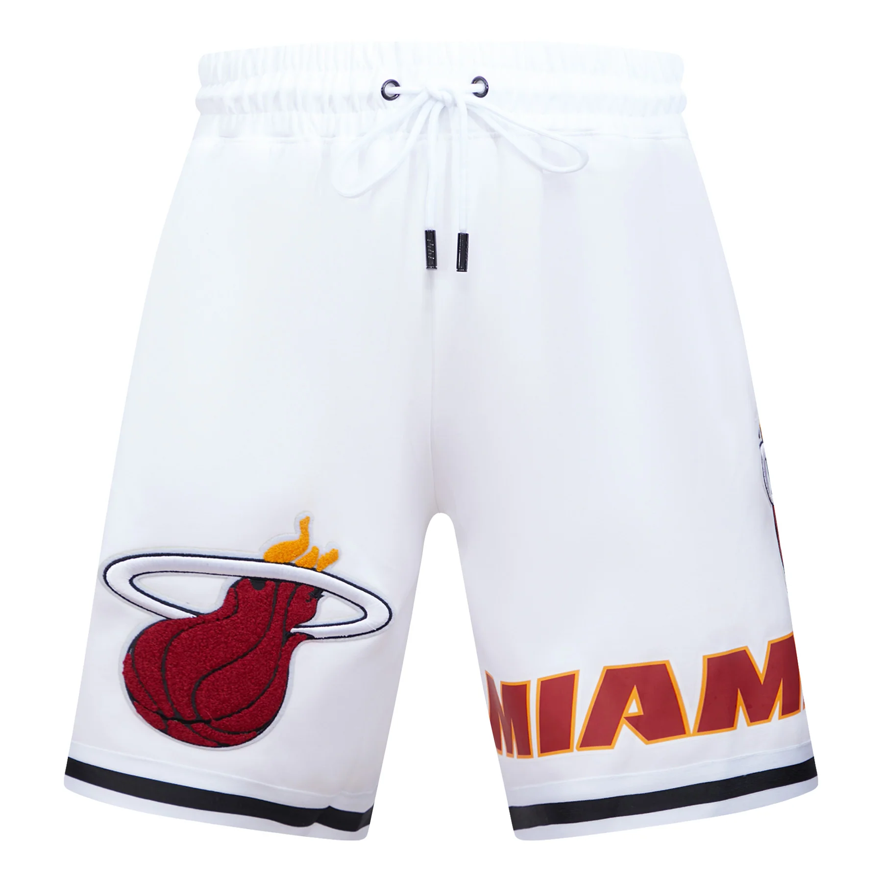 NBA MIAMI HEAT CLASSIC CHENILLE MEN'S SHORT (WHITE) - Image 2