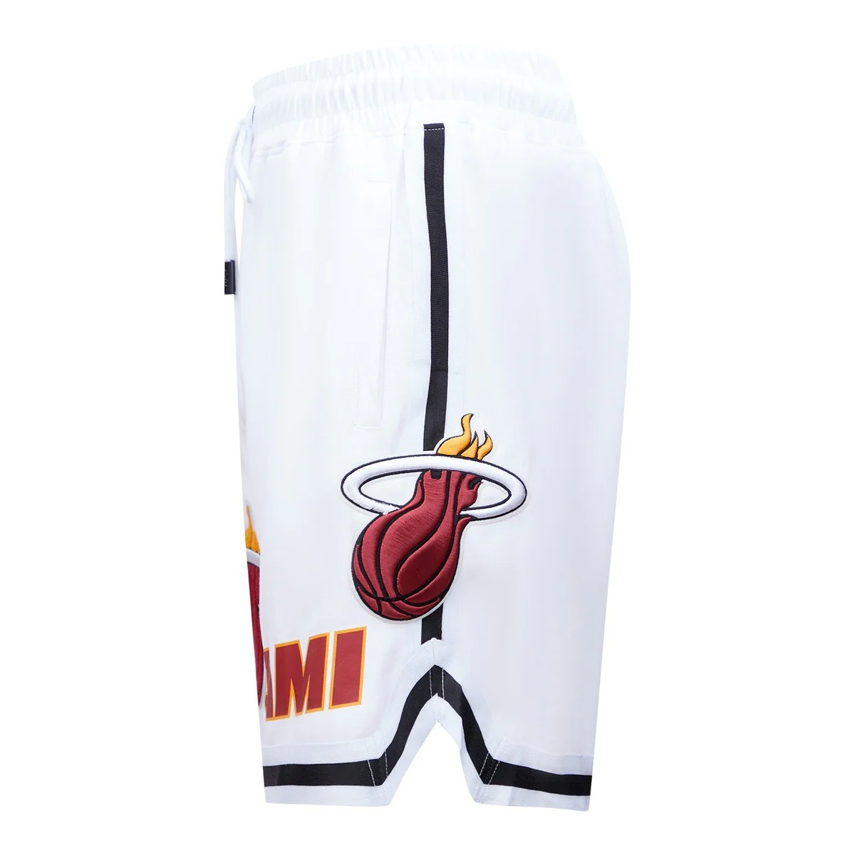 NBA MIAMI HEAT CLASSIC CHENILLE MEN'S SHORT (WHITE) - Image 5