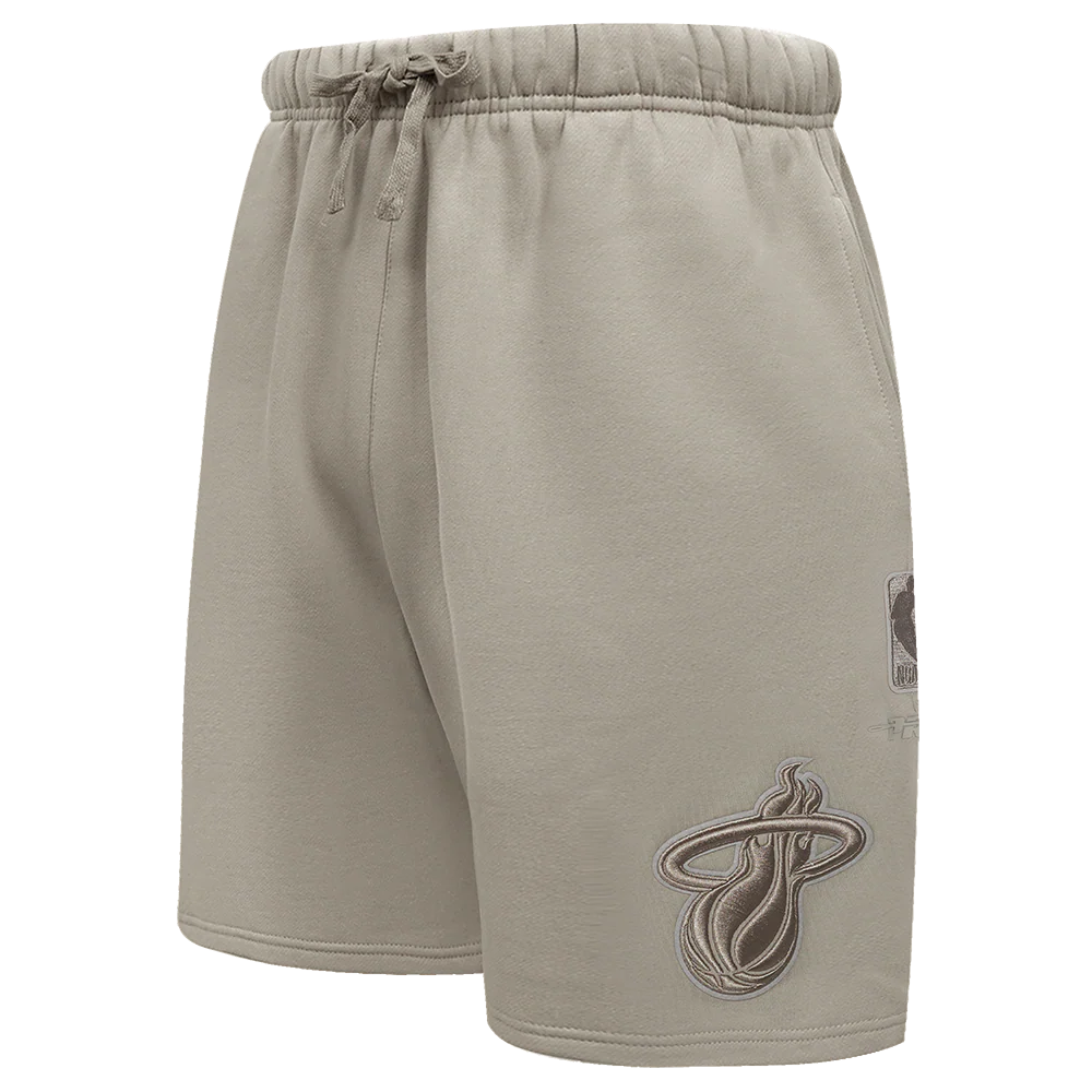 NBA MIAMI HEAT NEUTRAL MEN'S SHORT (TAUPE)
