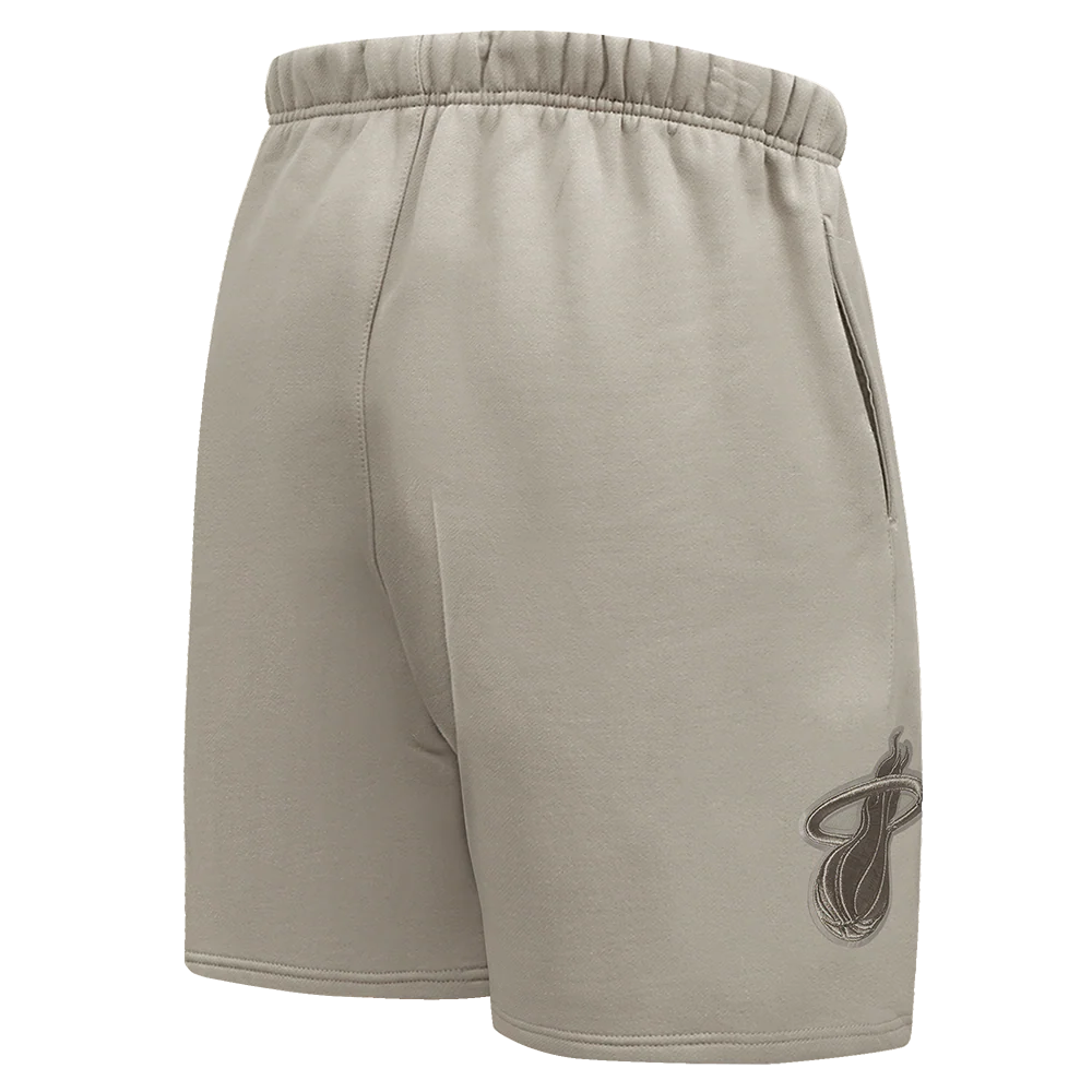 NBA MIAMI HEAT NEUTRAL MEN'S SHORT (TAUPE) - Image 3