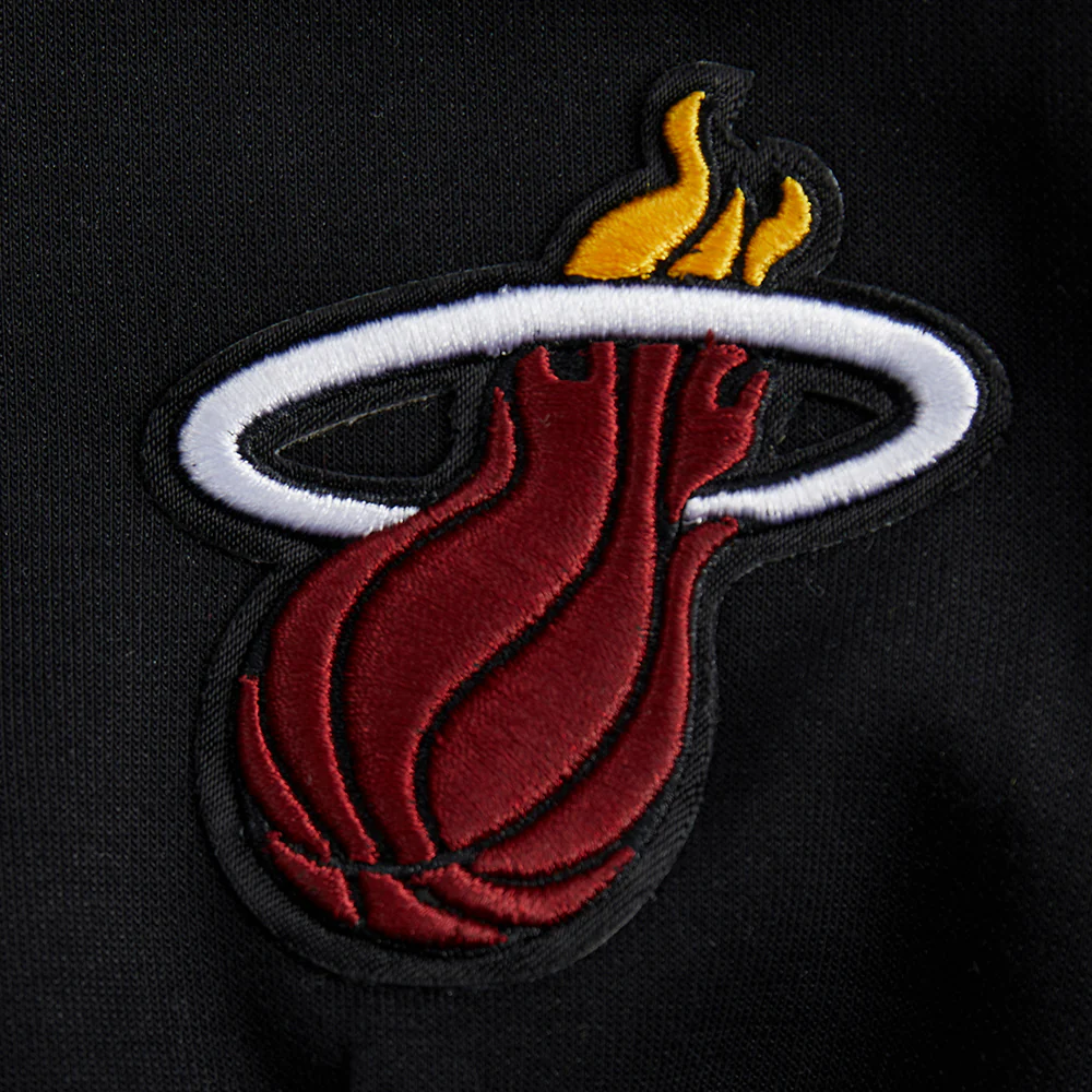 NBA MIAMI HEAT CLASSIC CHENILLE MEN'S JOGGER (BLACK) - Image 6