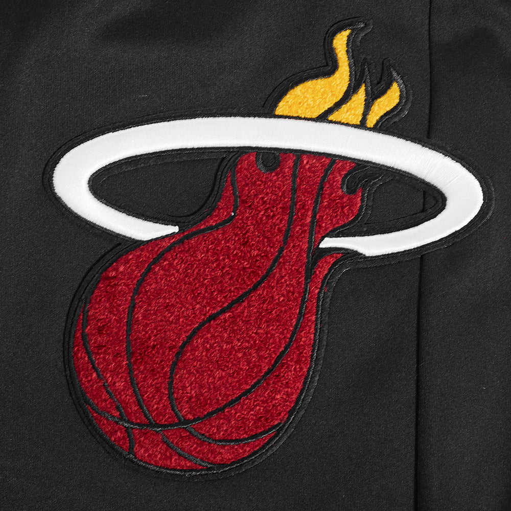 NBA MIAMI HEAT CLASSIC TRACK MEN'S TRACK PANT (BLACK) - Image 5