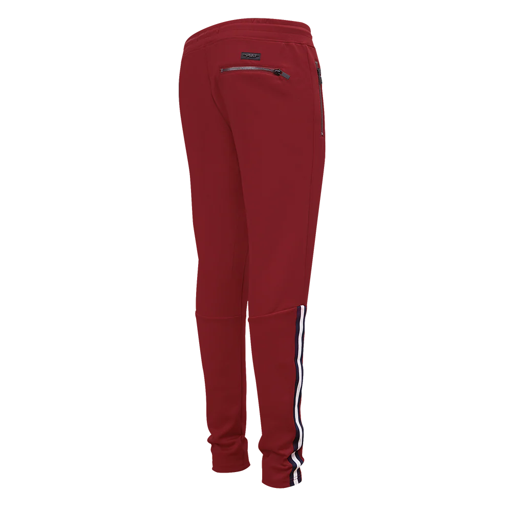 NBA MIAMI HEAT CLASSIC TRACK MEN'S TRACK PANT (CARDINAL RED/BLACK) - Image 4