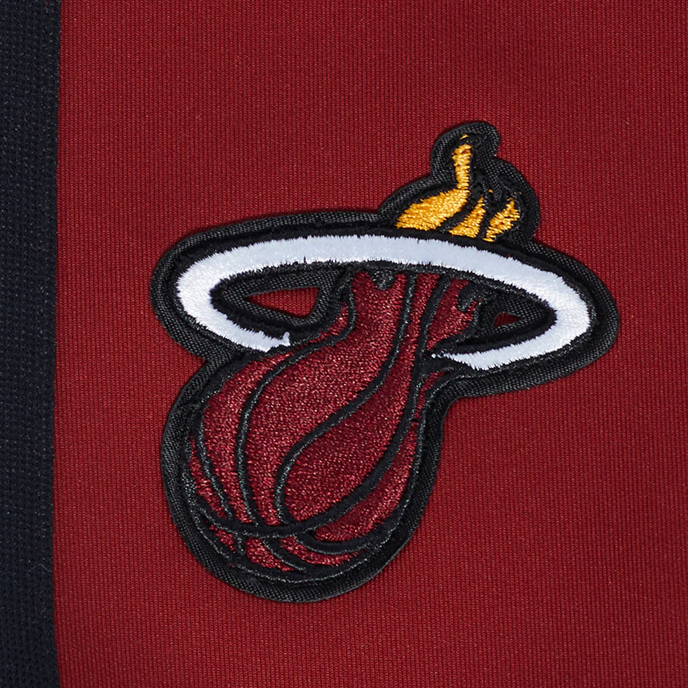NBA MIAMI HEAT CLASSIC TRACK MEN'S TRACK PANT (CARDINAL RED/BLACK) - Image 5