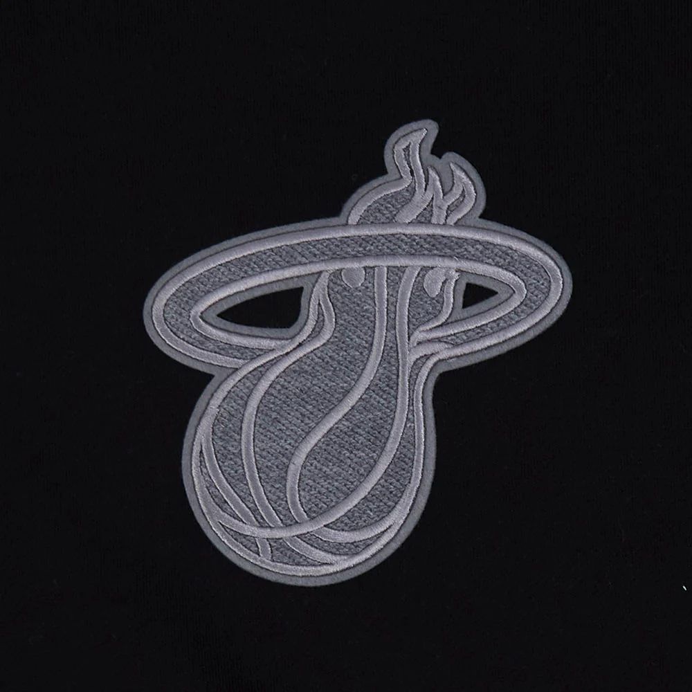 NBA MIAMI HEAT REVERSE FRENCH TERRY MEN'S COLOR BLOCK FLEECE PULLOVER HOODIE - Image 7