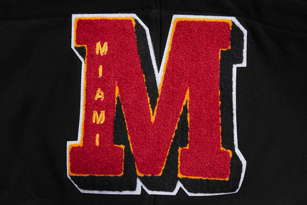 NBA MIAMI HEAT MASHUP MEN'S RIB PULLOVER HOODIE (BLACK) - Image 5