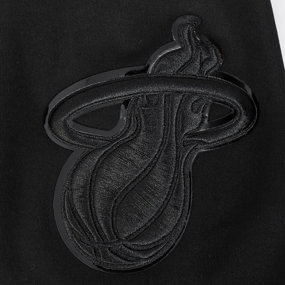 NBA MIAMI HEAT TRIPLE BLACK MEN'S PULLOVER HOODIE (TRIPLE BLACK) - Image 6