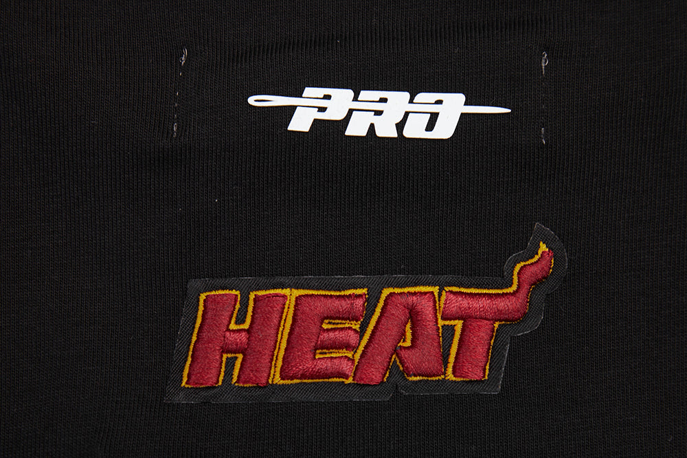 NBA MIAMI HEAT SCRIPT TAIL WOMEN'S BOYFRIEND TEE (BLACK) - Image 5