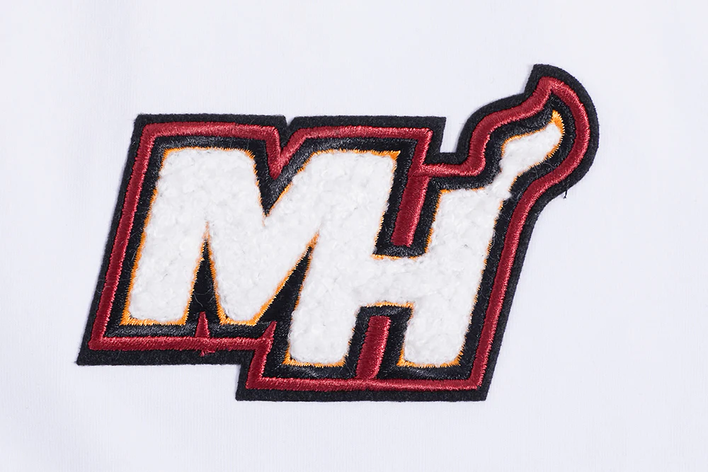 NBA MIAMI HEAT CLASSIC WOMEN'S BOXY TEE (WHITE) - Image 7