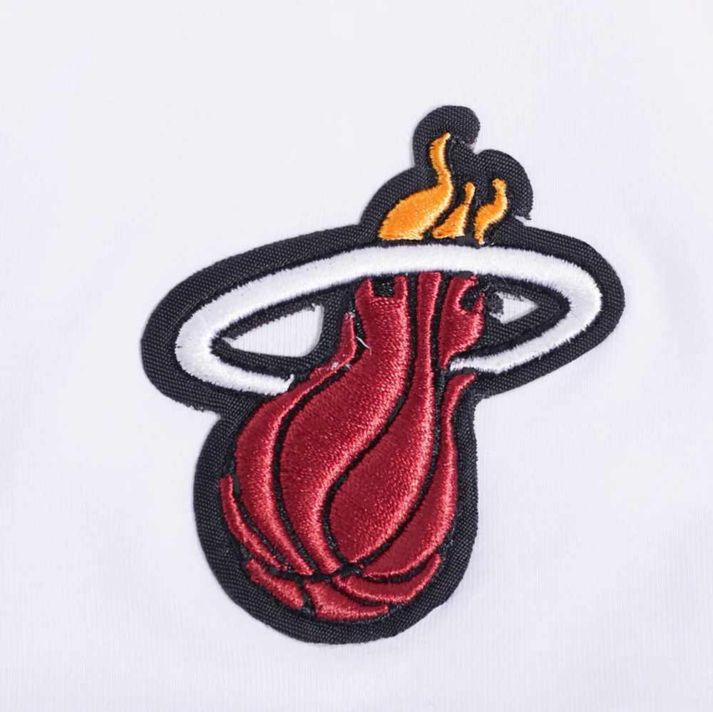 NBA MIAMI HEAT CLASSIC WOMEN'S BOXY TEE (WHITE) - Image 8