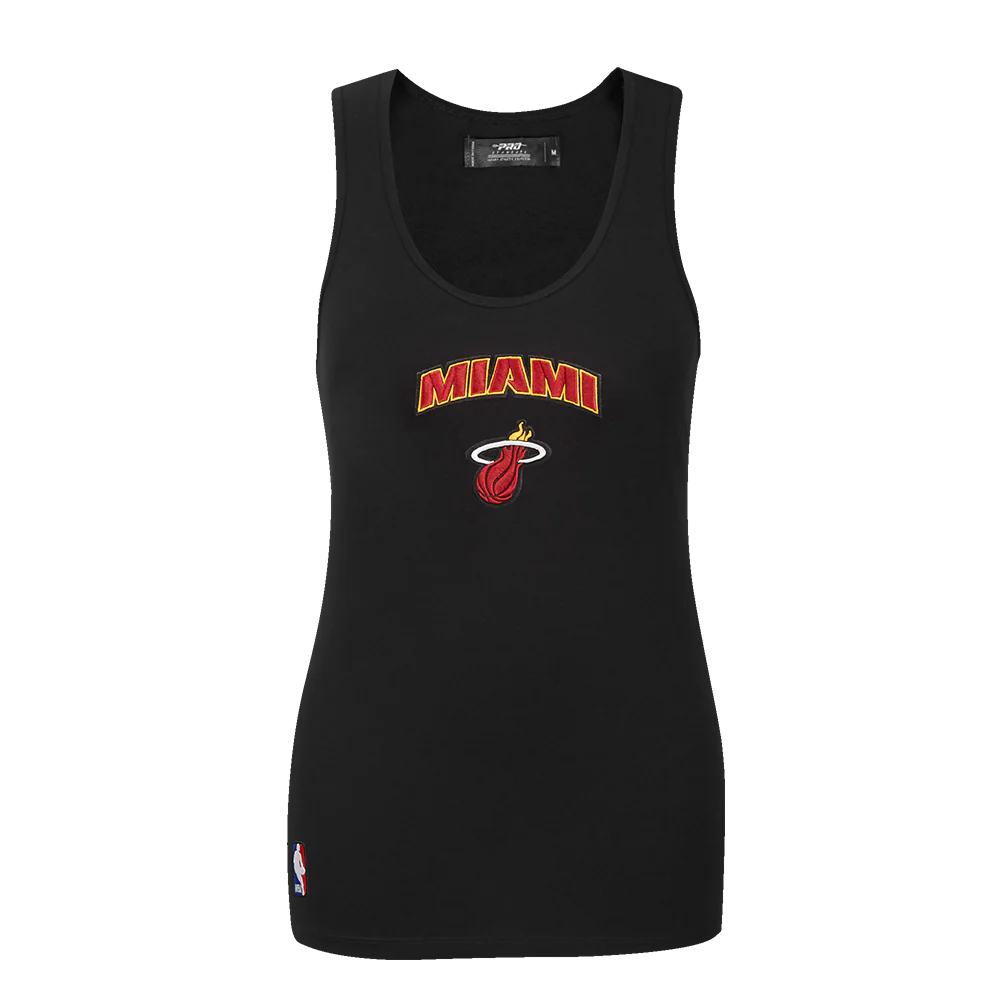 NBA MIAMI HEAT CLASSIC WOMEN'S RACERBACK (BLACK)
