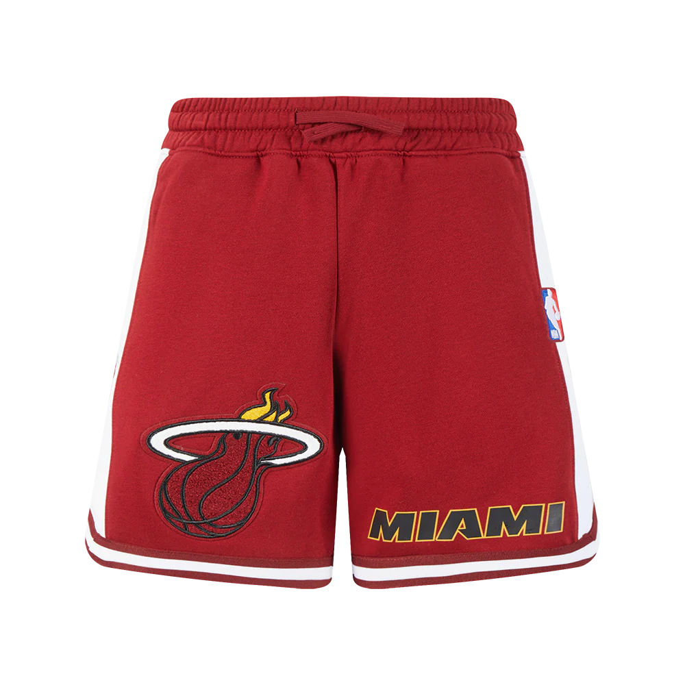 NBA MIAMI HEAT CLASSIC BIG BOYS FLC 2.0 SHORT (CARDINAL RED) - Image 2