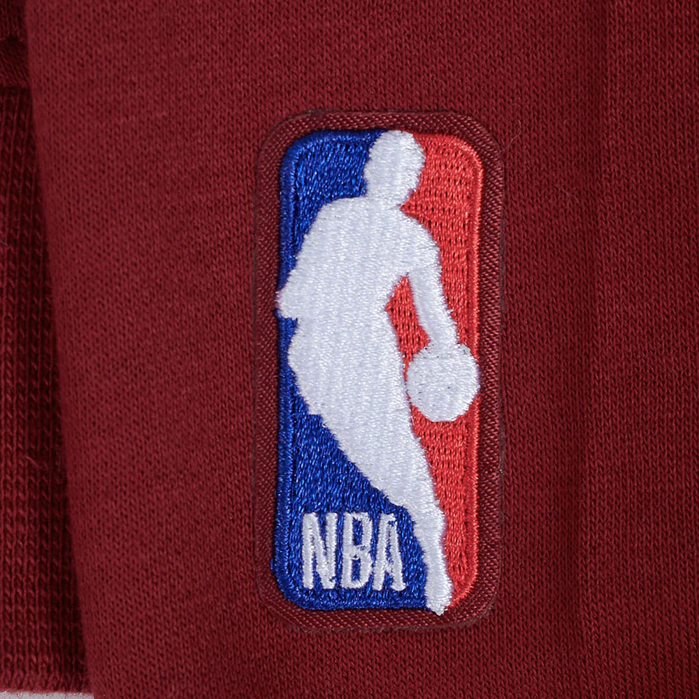 NBA MIAMI HEAT CLASSIC BIG BOYS FLC PO HOODIE (CARDINAL RED) - Image 6