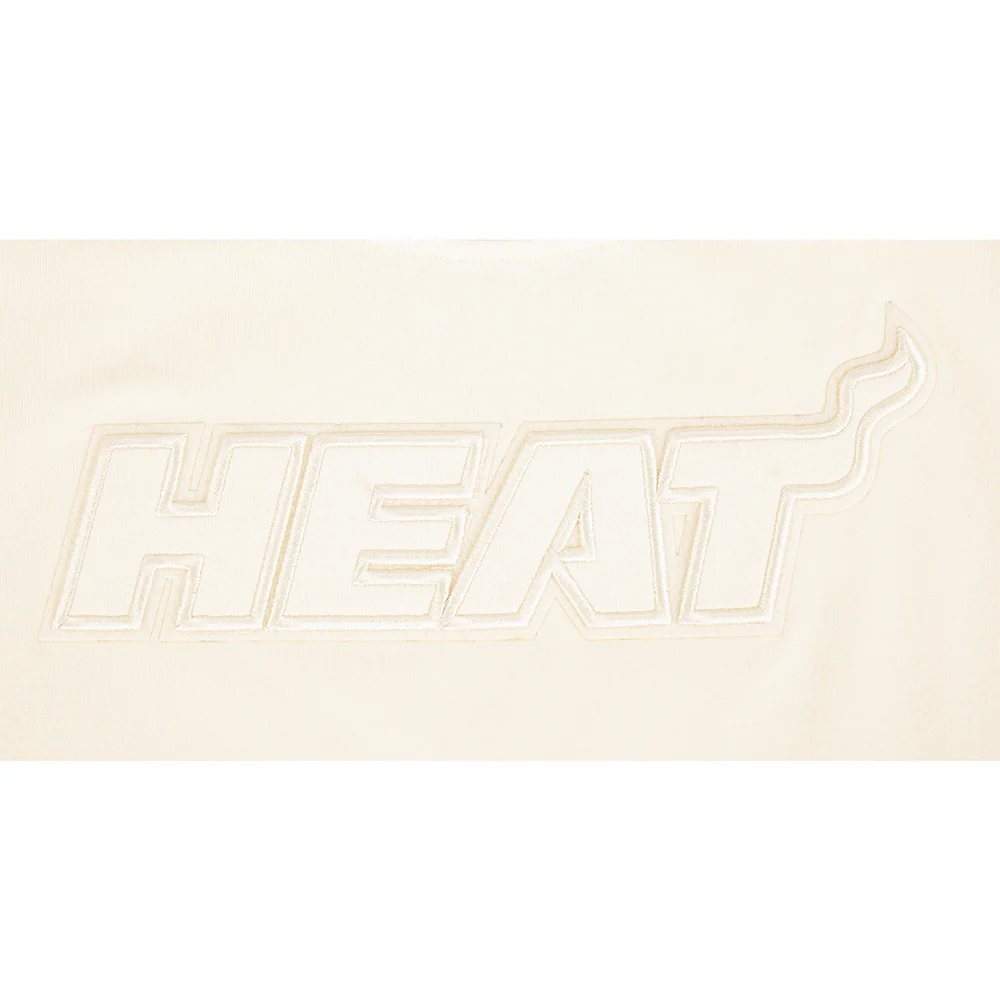 NBA MIAMI HEAT NEUTRAL BIG GIRLS SHORT SLEEVE BOXY TEE (EGGSHELL) - Image 5