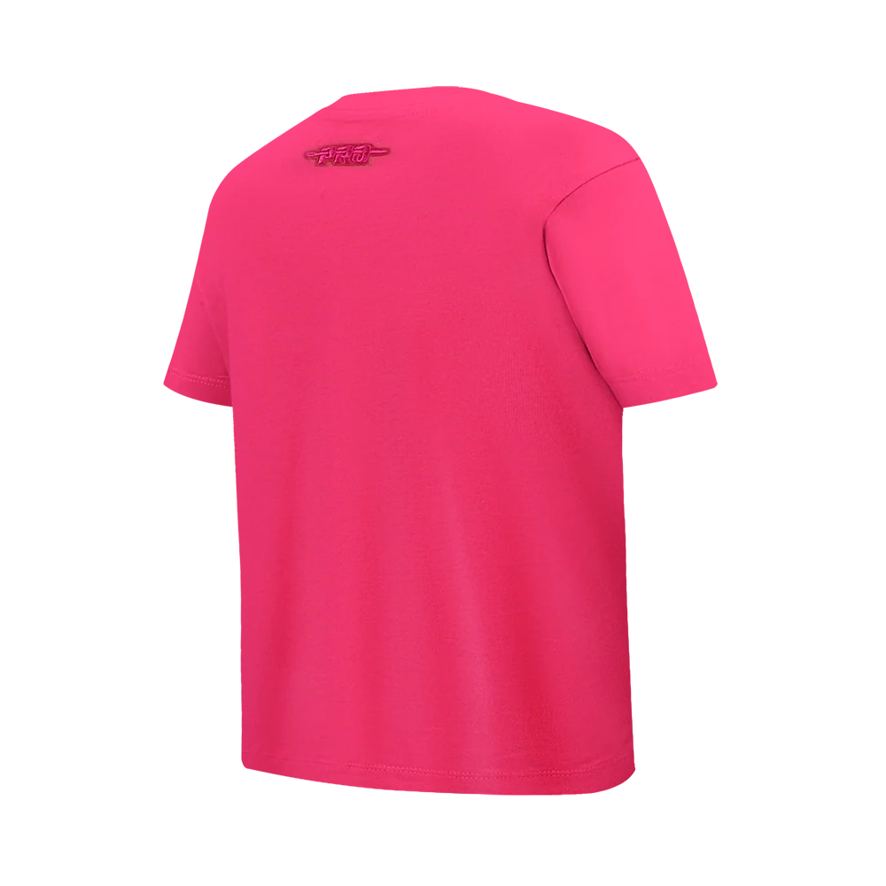 NBA MIAMI HEAT TRIPLE PINK BIG GIRLS SS SLIM FIT TEE (BEETROOT PURPLE) - Image 4