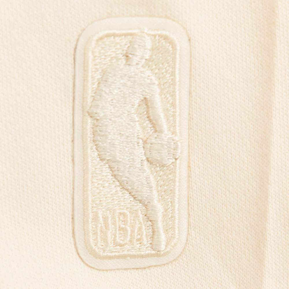 NBA MIAMI HEAT NEUTRAL BIG GIRLS  FLEECE CREWNECK (EGGSHELL) - Image 7