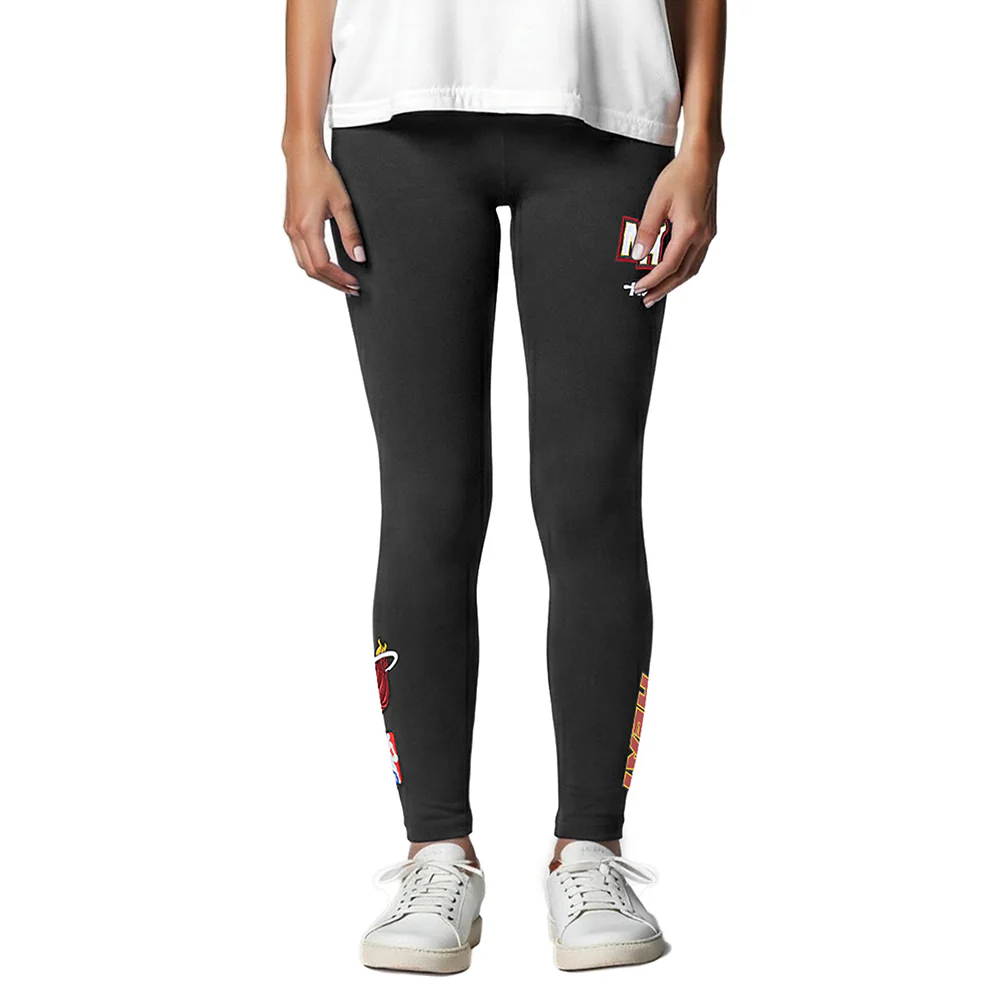 NBA MIAMI HEAT CLASSIC BIG GIRLS LEGGING (BLACK)