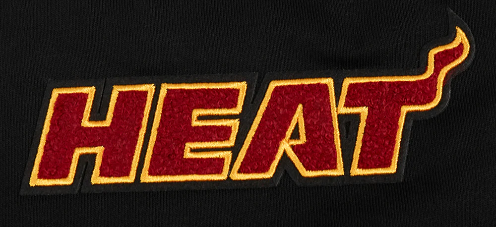 NBA MIAMI HEAT CLASSIC WOMEN'S FLEECE CREWNECK (BLACK) - Image 11