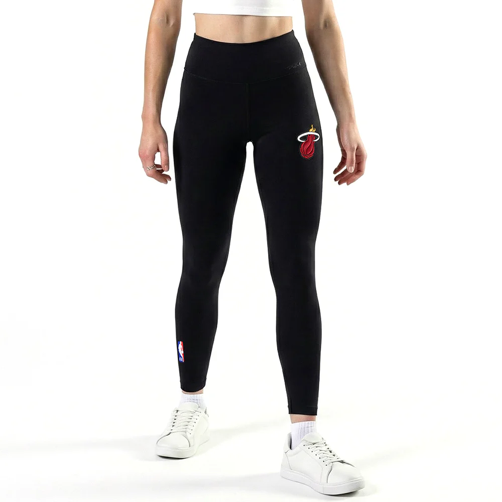 NBA MIAMI HEAT RETRO CLASSIC WOMEN'S JERSEY LEGGING (BLACK)