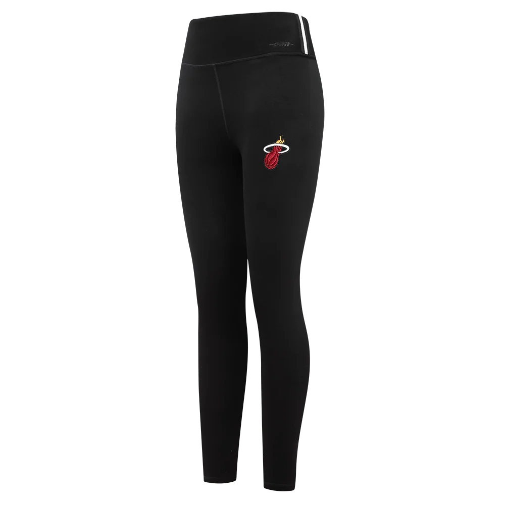 NBA MIAMI HEAT RETRO CLASSIC WOMEN'S JERSEY LEGGING (BLACK) - Image 3