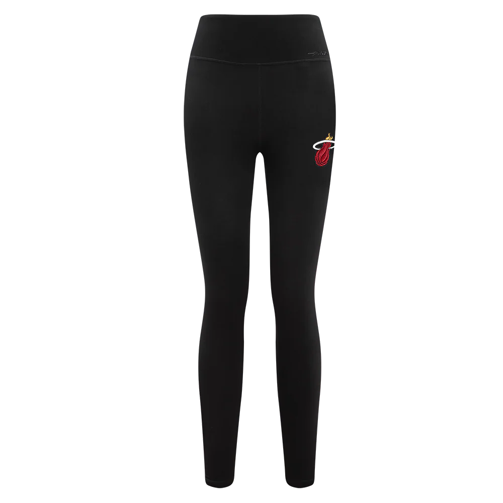 NBA MIAMI HEAT RETRO CLASSIC WOMEN'S JERSEY LEGGING (BLACK) - Image 4
