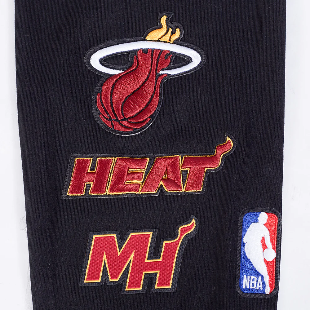 NBA MIAMI HEAT RETRO CLASSIC WOMEN'S JERSEY LEGGING (BLACK) - Image 8