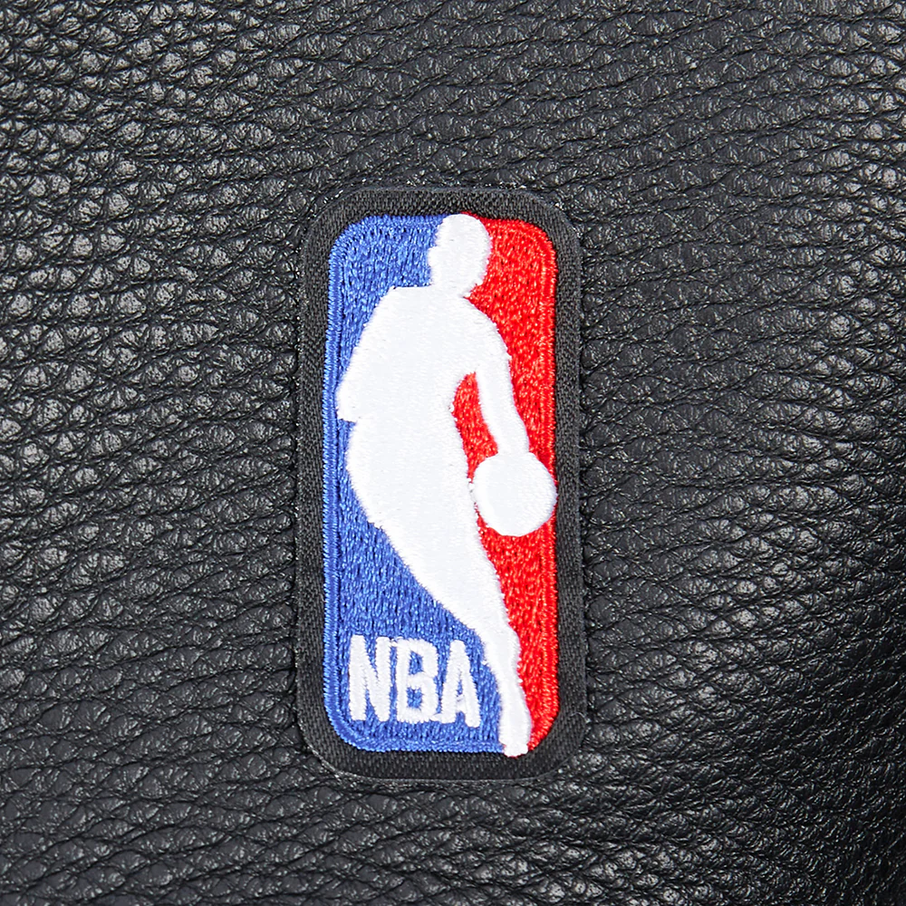 NBA MIAMI HEAT RETRO CLASSIC WOMEN'S RIB WOOL VARSITY JACKET (BLACK) - Image 10