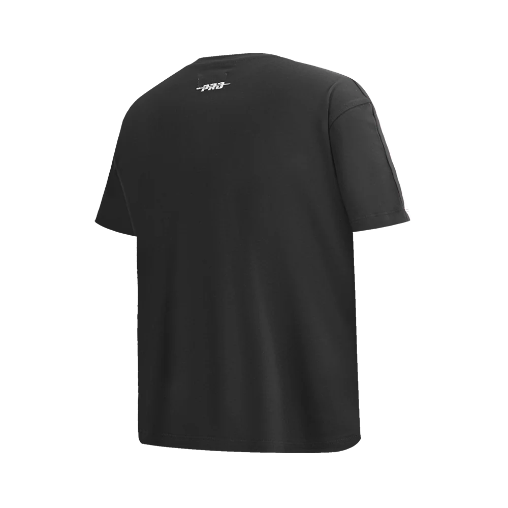 NBA MIAMI HEAT RETRO CLASSIC LITTLE BOYS SHORT SLEEVE TAPING TEE (BLACK) - Image 4