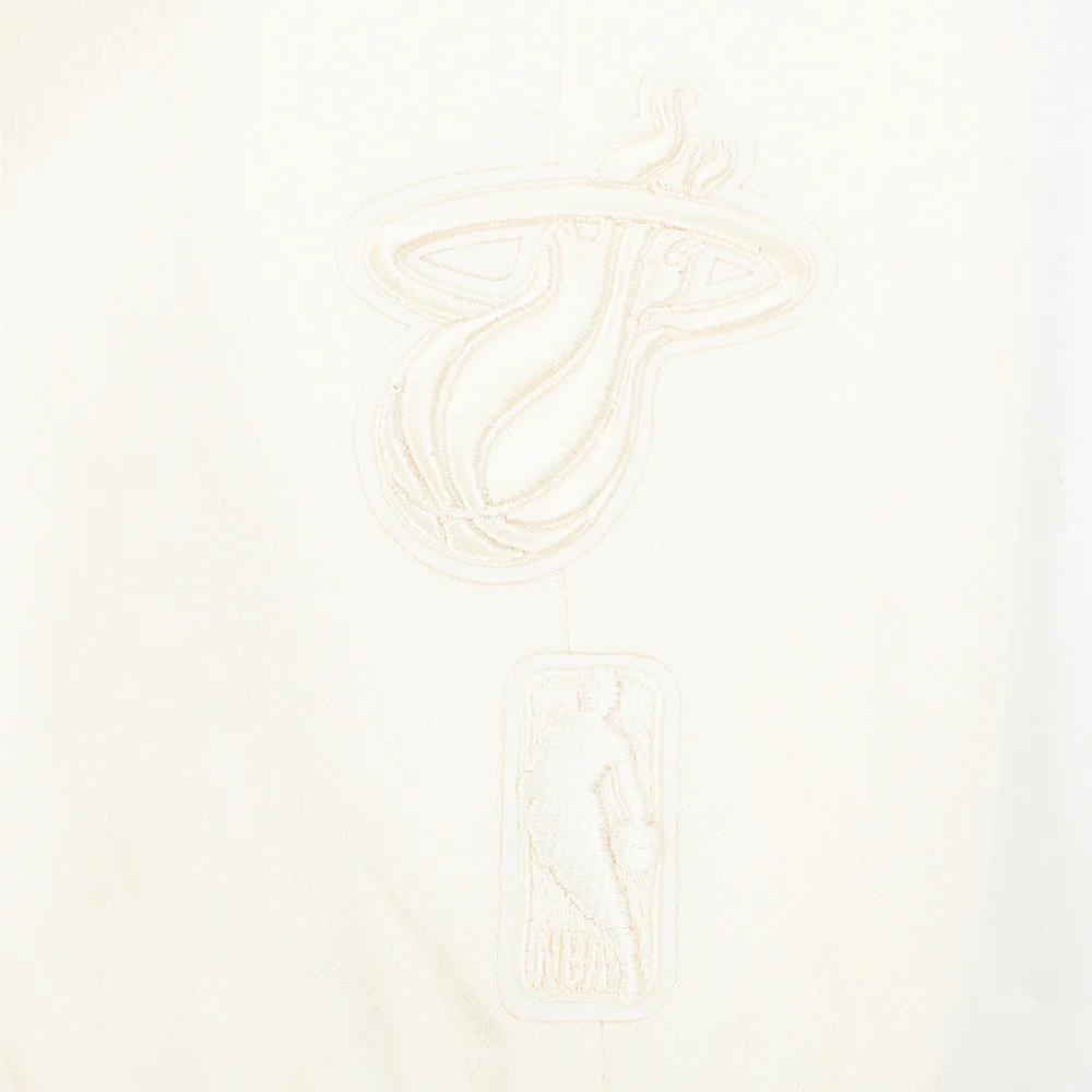 NBA MIAMI HEAT NEUTRAL LITTLE BOYS FLC SWEATPANT (EGGSHELL) - Image 6
