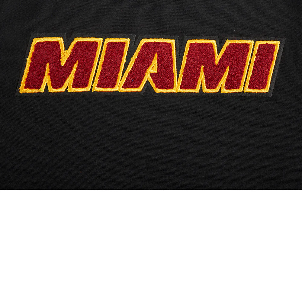 NBA MIAMI HEAT CLASSIC TODDLER BOYS SHORT SLEEVE STRIPED RIB TEE (BLACK) - Image 7