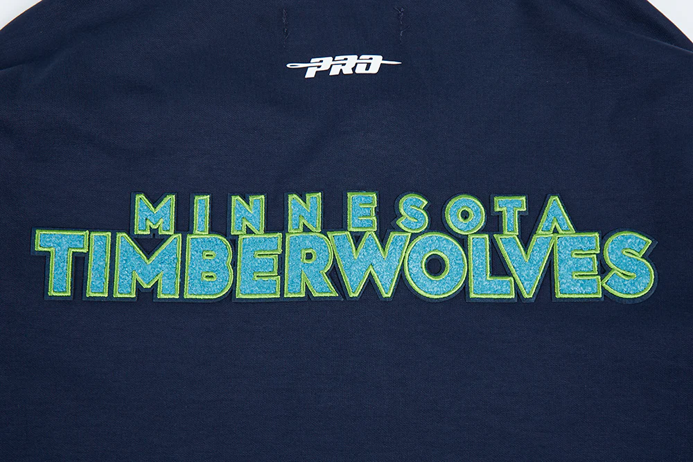 NBA MINNESOTA TIMBERWOLVES CLASSIC MEN'S PRO SS DOUBLE KNIT JACKET (MIDNIGHT NAVY) - Image 14
