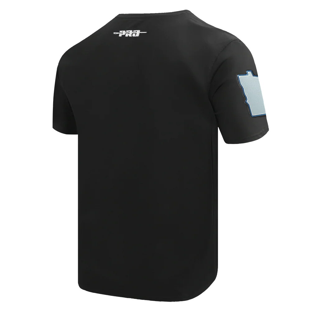 NBA MINNESOTA TIMBERWOLVES CITY EDITION 24-25 MEN'S   TEE (BLACK) - Image 4