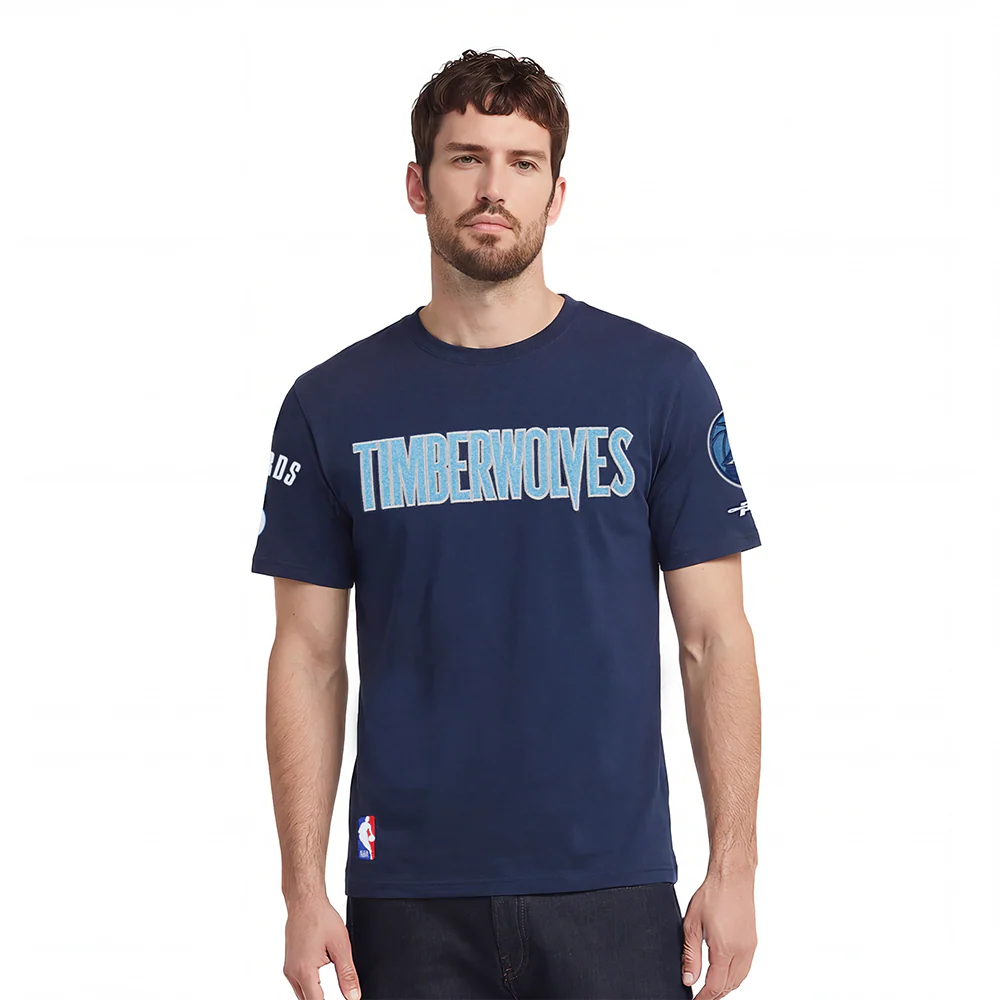 NBA MINNESOTA TIMBERWOLVES ANTHONY EDWARDS #5 CLASSIC PNN MEN'S SJ T (MIDNIGHT NAVY)