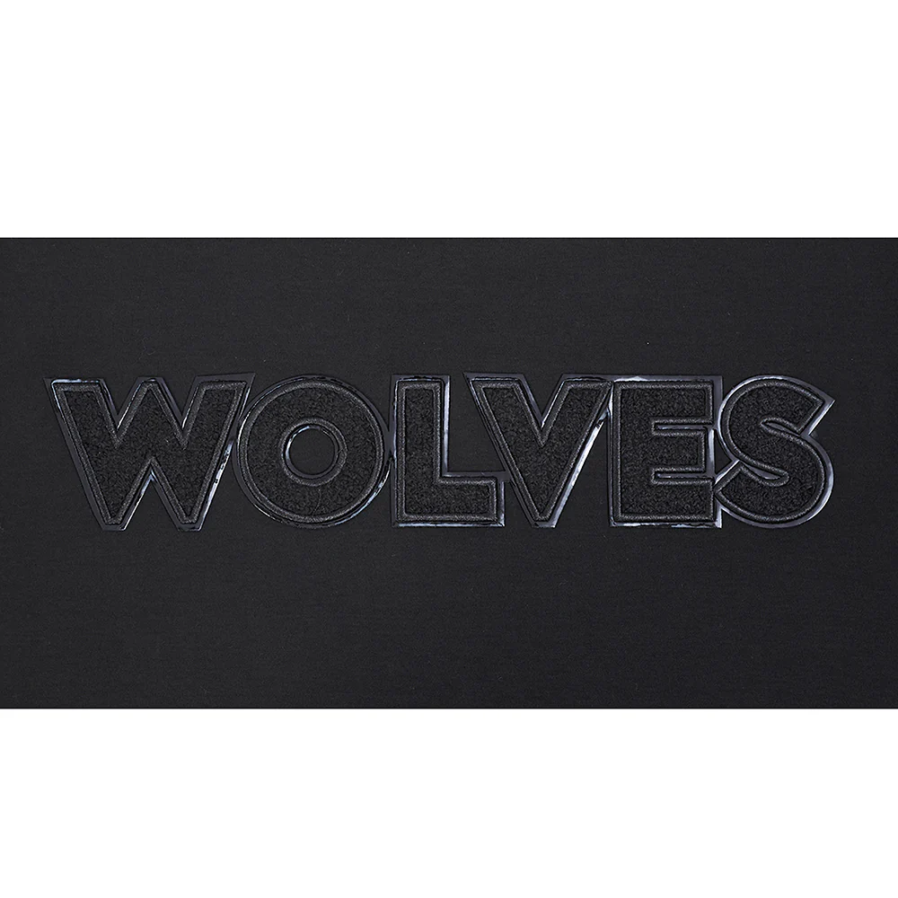 MINNESOTA TIMBERWOLVES TRIPLE BLACK MEN'S DK TEE SS (TRIPLE BLACK) - Image 9