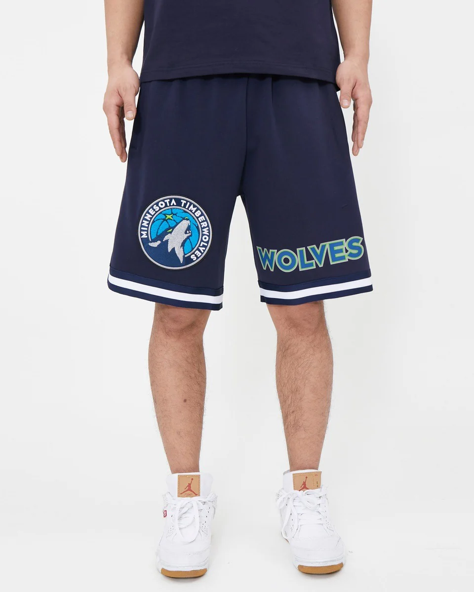 NBA MINNESOTA TIMBERWOLVES CLASSIC CHENILLE MEN'S SHORT (MIDNIGHT NAVY) - Image 10