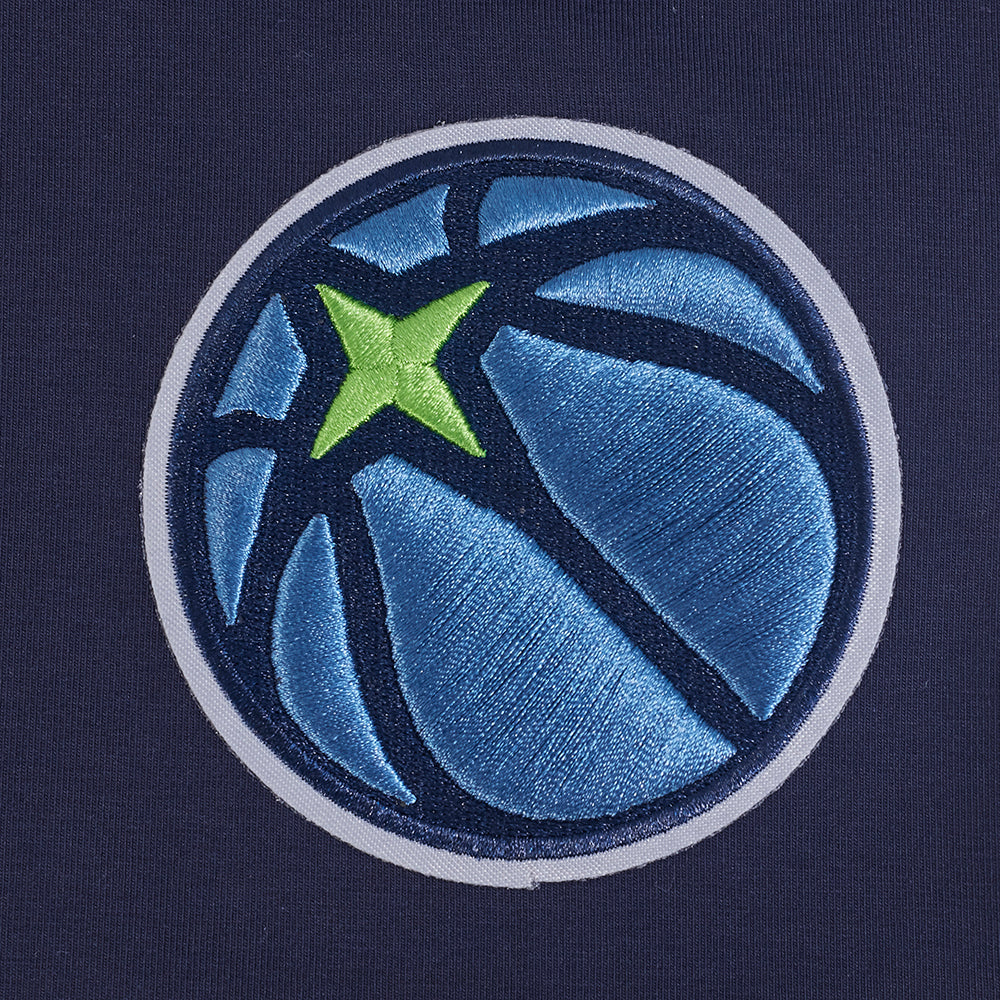 NBA MINNESOTA TIMBERWOLVES GAME DAY CLASSICS WOMEN'S SJ BABY DOLL TEE (MIDNIGHT NAVY) - Image 6